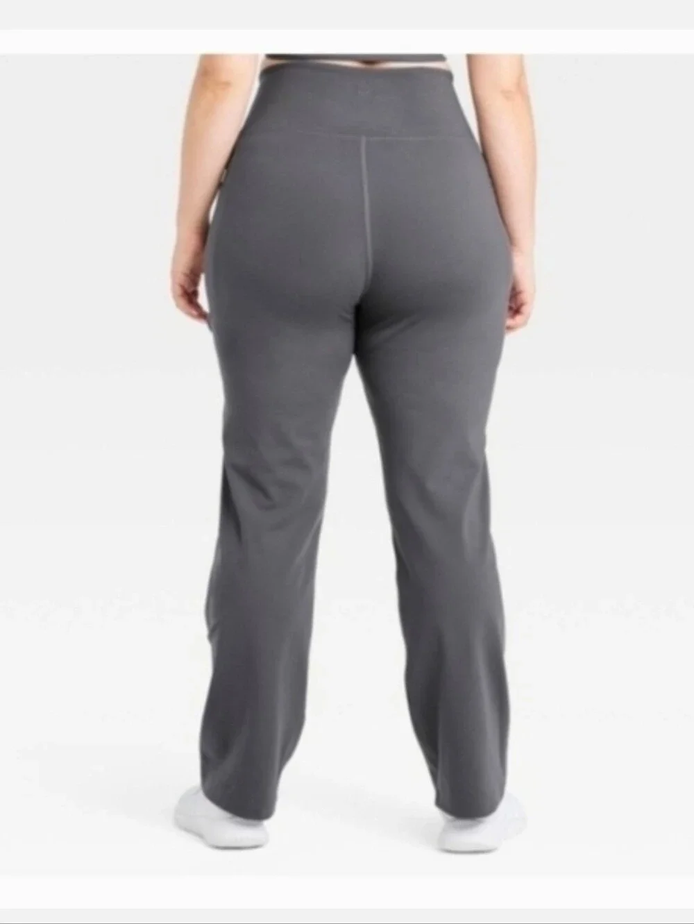 all in motion effortless support high rise leggings dark gray wide leg Size XXL
